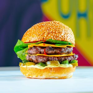Grilled Tenderloin Burger (Buff, Double Patty)